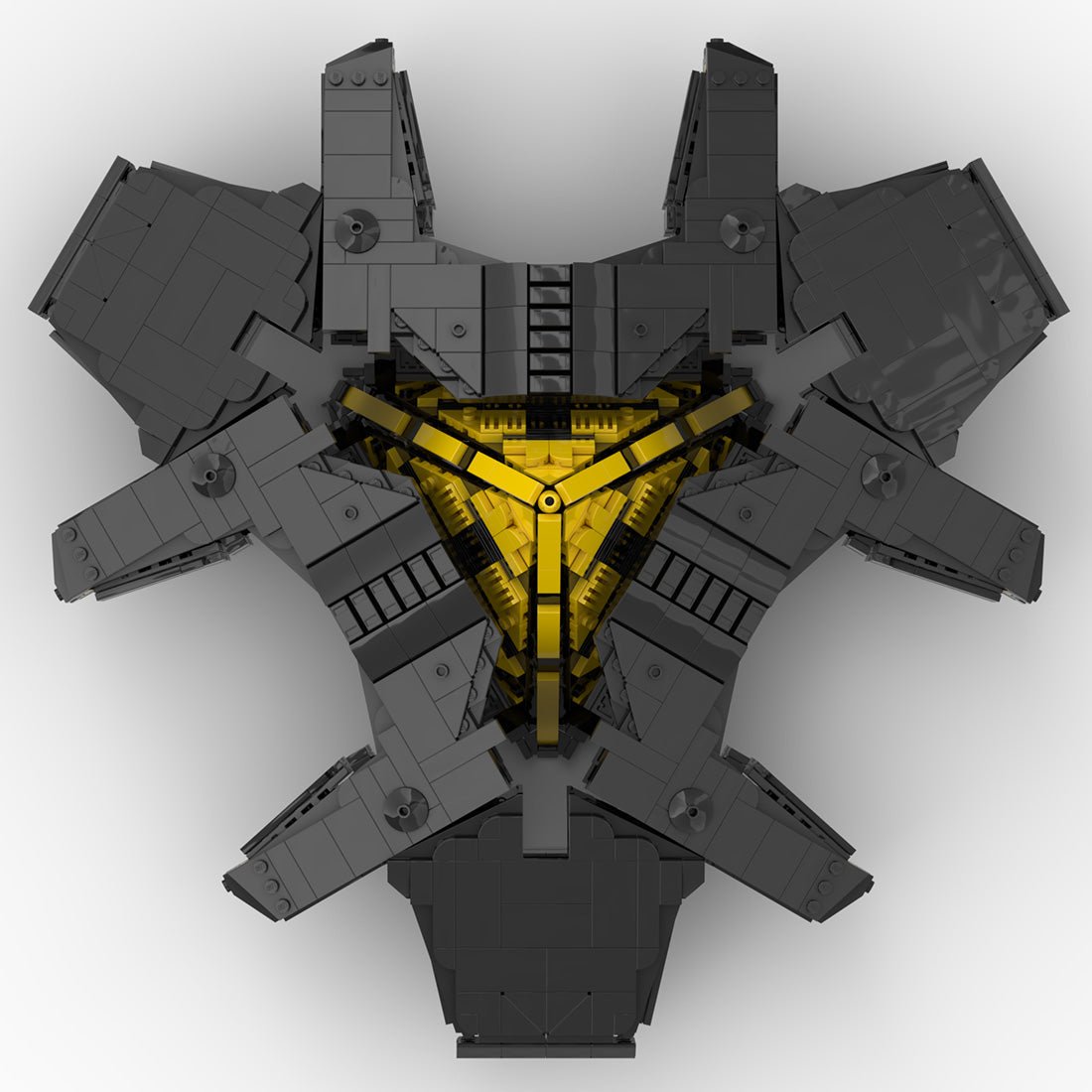 MOC - 128542 Goa'uld Ha'tak Klemmbausteine - LesDiy - Klemmbausteine