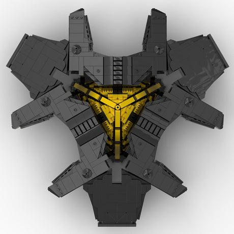 MOC - 128542 Goa'uld Ha'tak Klemmbausteine - LesDiy - Klemmbausteine