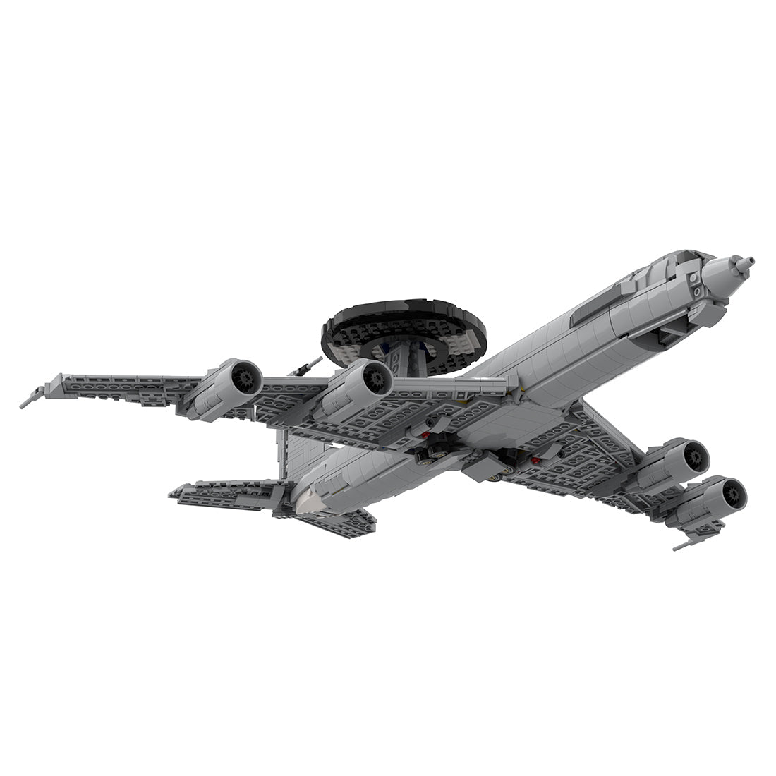 MOC - 128557 Boeing E - 3 Sentry Klemmbausteine - LesDiy - Klemmbausteine