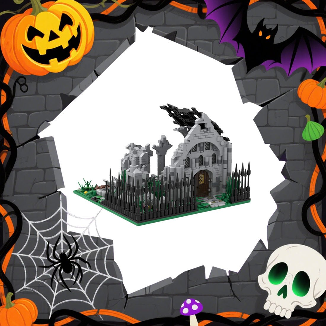 MOC - 128562 Crypt of the Rising Dead Klemmbausteine - LesDiy - Klemmbausteine