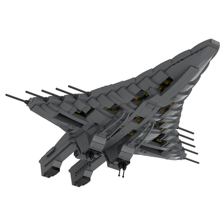 MOC - 129059 Wraith Cruiser Klemmbausteine - LesDiy - Klemmbausteine