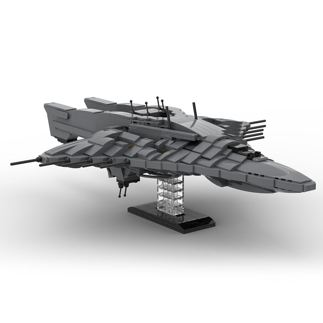 MOC - 129059 Wraith Cruiser Klemmbausteine - LesDiy - Klemmbausteine