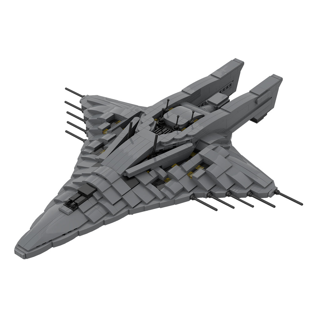 MOC - 129059 Wraith Cruiser Klemmbausteine - LesDiy - Klemmbausteine