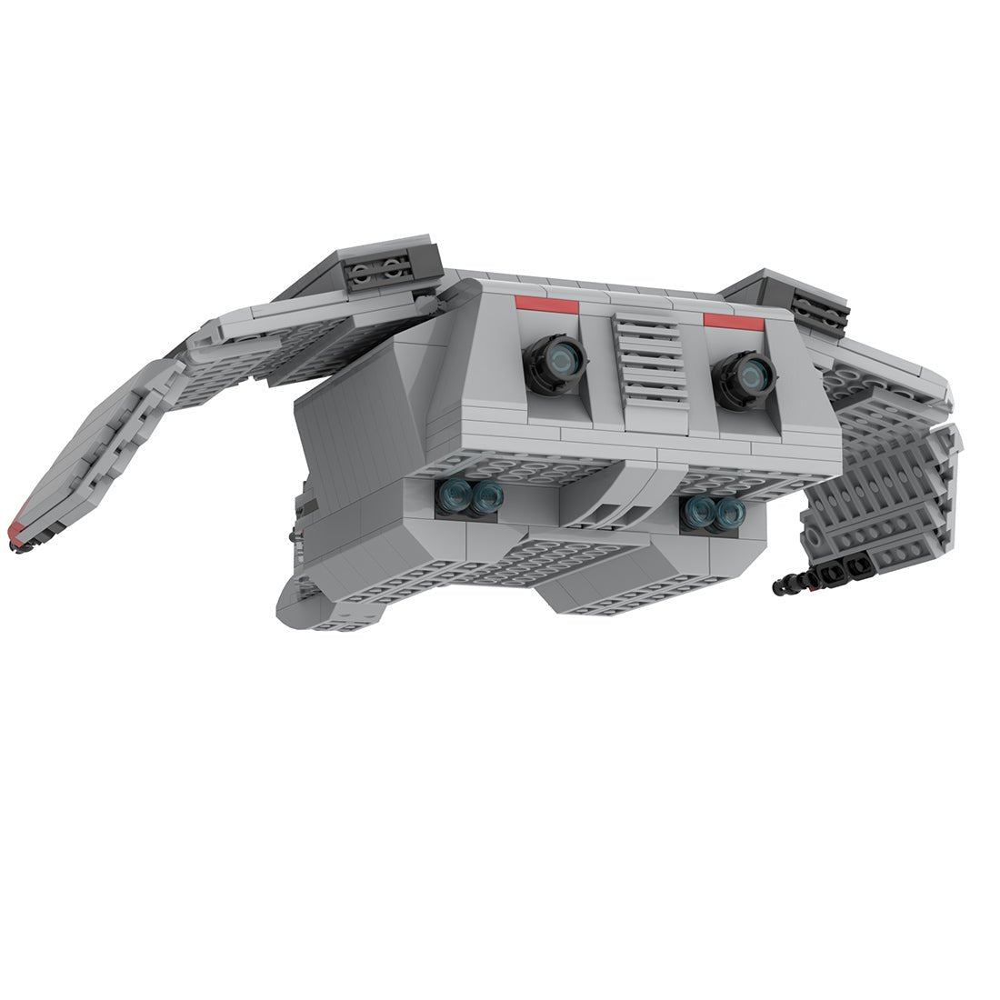 MOC - 129404 Wing Commander F - 107 Black Lance Klemmbausteine - LesDiy - Klemmbausteine