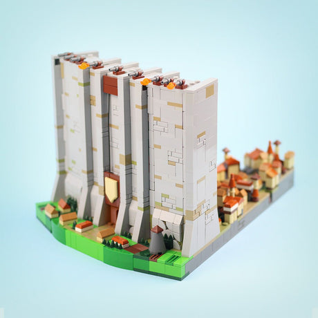 MOC - 129657 The Wall Klemmbausteine - LesDiy - Klemmbausteine