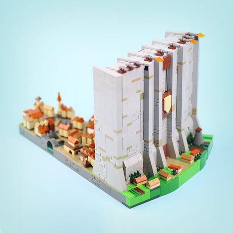 MOC - 129657 The Wall Klemmbausteine - LesDiy - Klemmbausteine