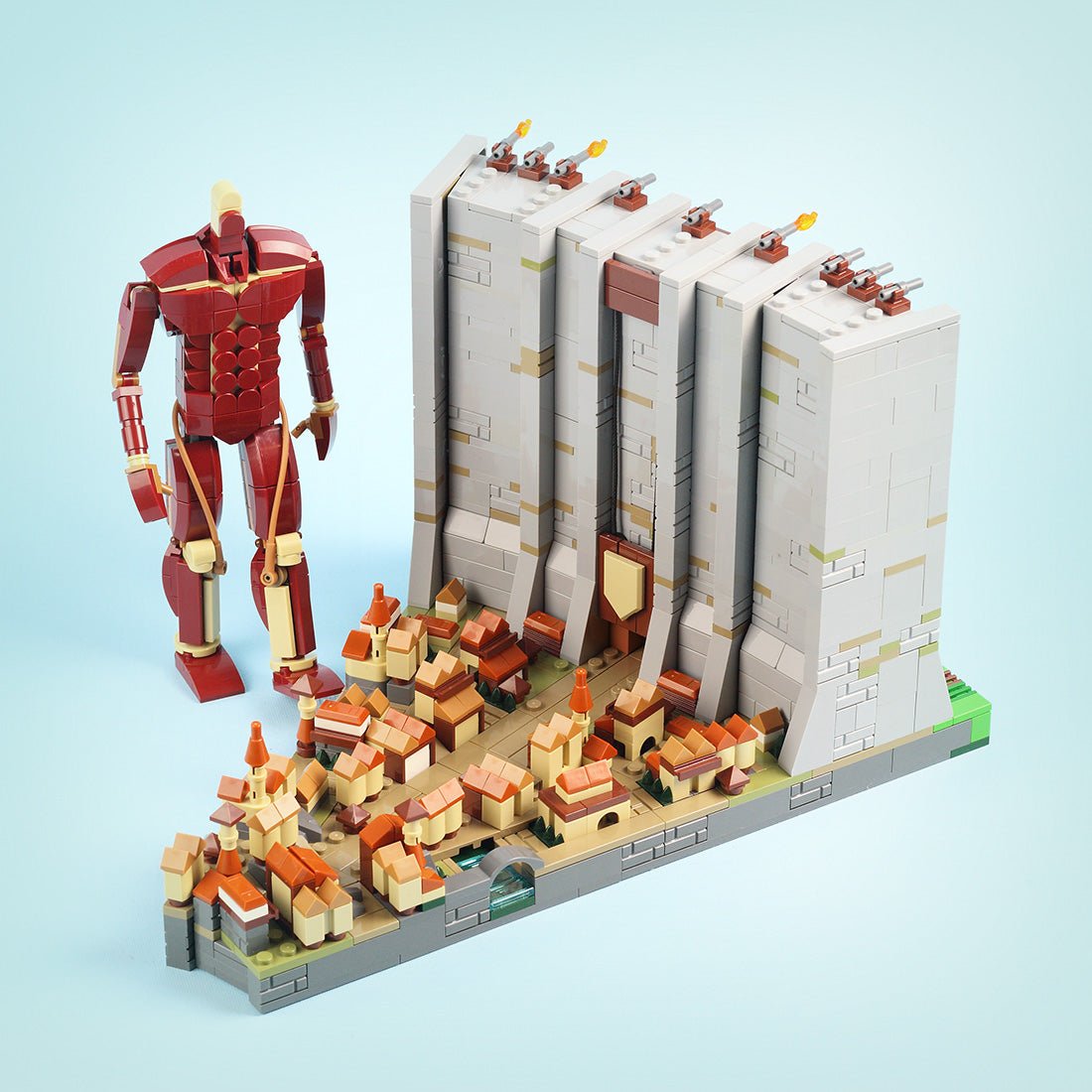 MOC - 129657 The Wall Klemmbausteine - LesDiy - Klemmbausteine