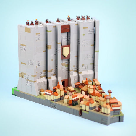 MOC - 129657 The Wall Klemmbausteine - LesDiy - Klemmbausteine