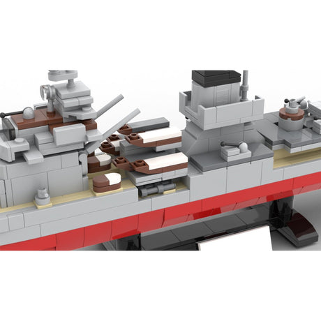 MOC 1/300 Leipzig - Klasse - Leichter Kreuzer im Maßstab Nürnberg - LesDiy - Klemmbausteine