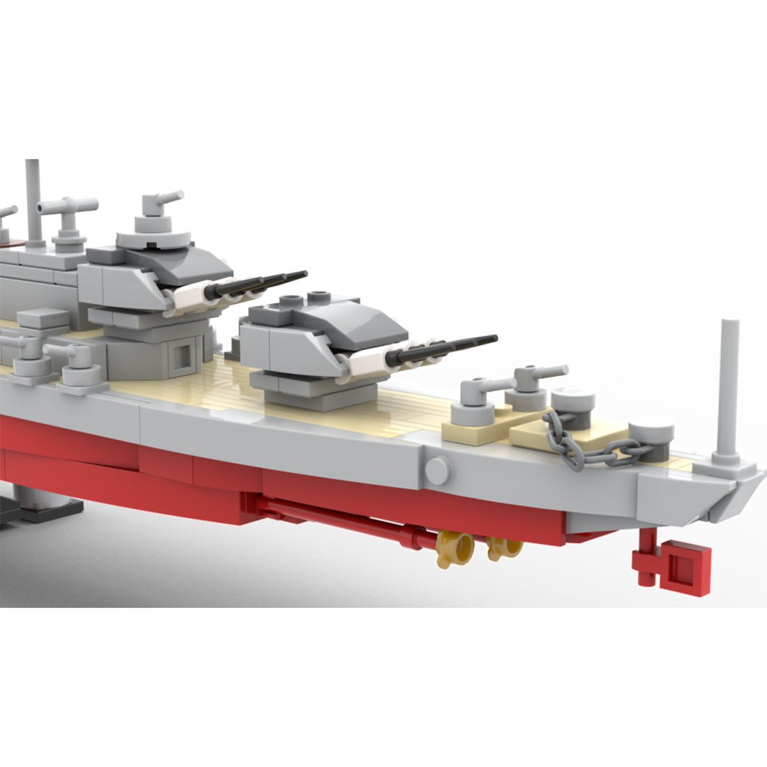 MOC 1/300 Leipzig - Klasse - Leichter Kreuzer im Maßstab Nürnberg - LesDiy - Klemmbausteine