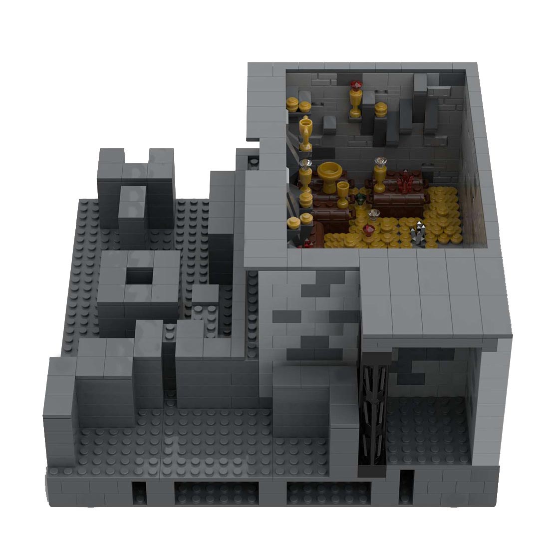 MOC - 130519 E3 - Schatzkammer Klemmbausteine - LesDiy - Klemmbausteine