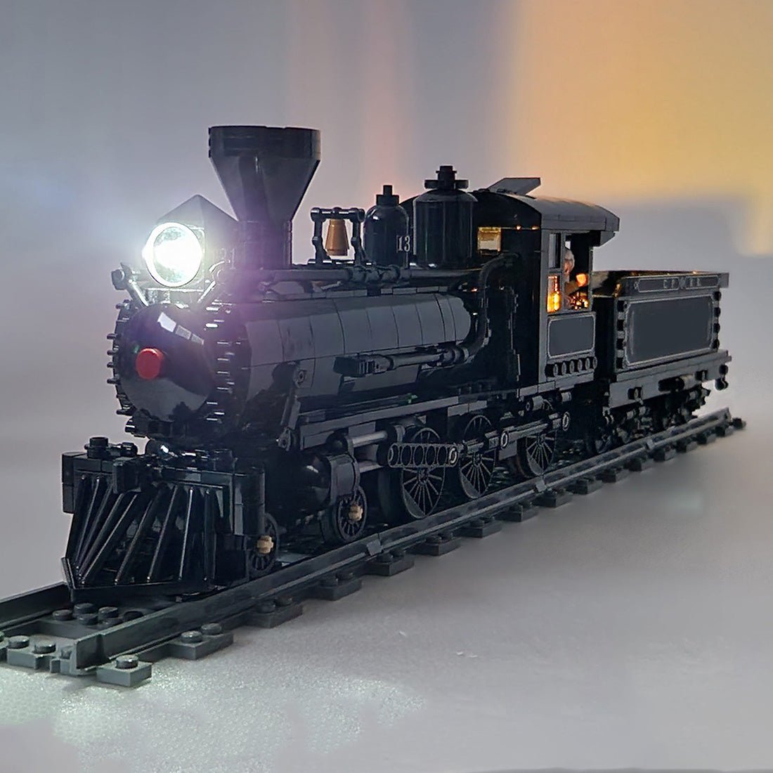 MOC - 130550 Sierra Railway No. 3 Locomotive - LesDiy - Klemmbausteine