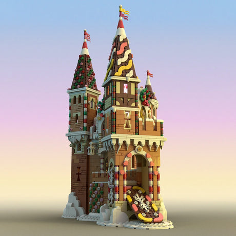 MOC - 130576 Gingerbread Castle Klemmbausteine - LesDiy - Klemmbausteine