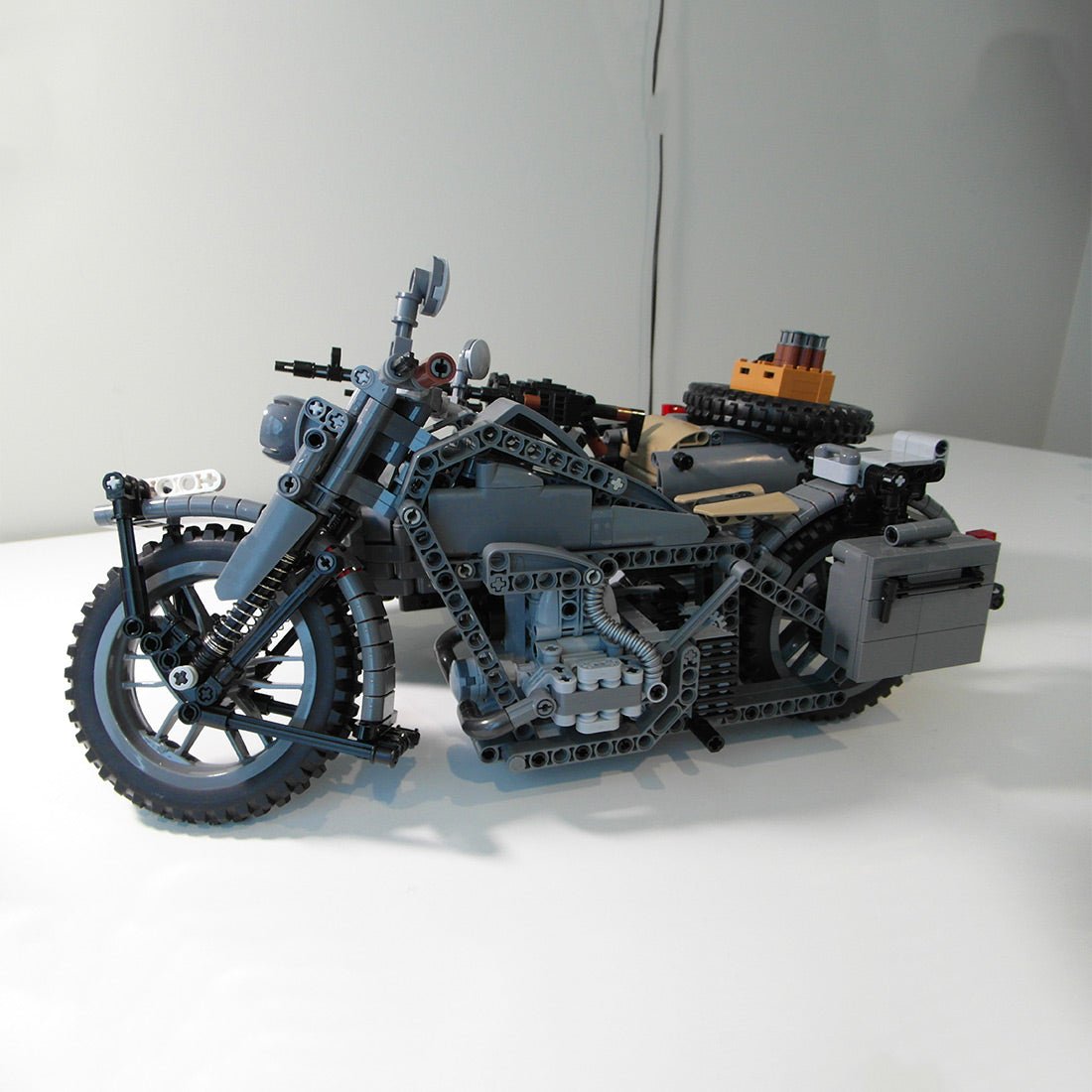 MOC - 131315 BMW R75 Sidecar combination Klemmbausteine - LesDiy - Klemmbausteine