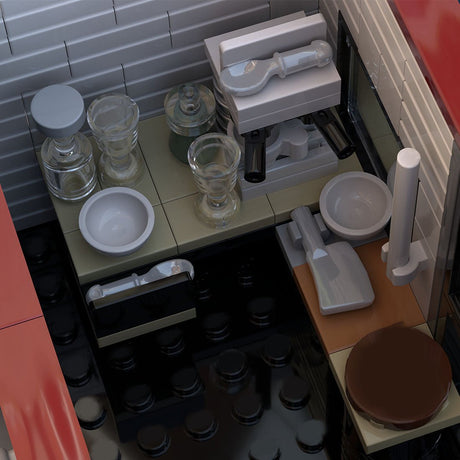 MOC - 131435 3 - in - 1 Fashion Store + Design Studio + Flower Shop Klemmbausteine - LesDiy - Klemmbausteine