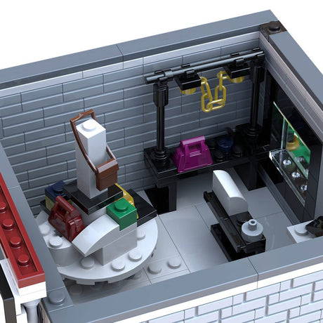 MOC - 131435 3 - in - 1 Fashion Store + Design Studio + Flower Shop Klemmbausteine - LesDiy - Klemmbausteine