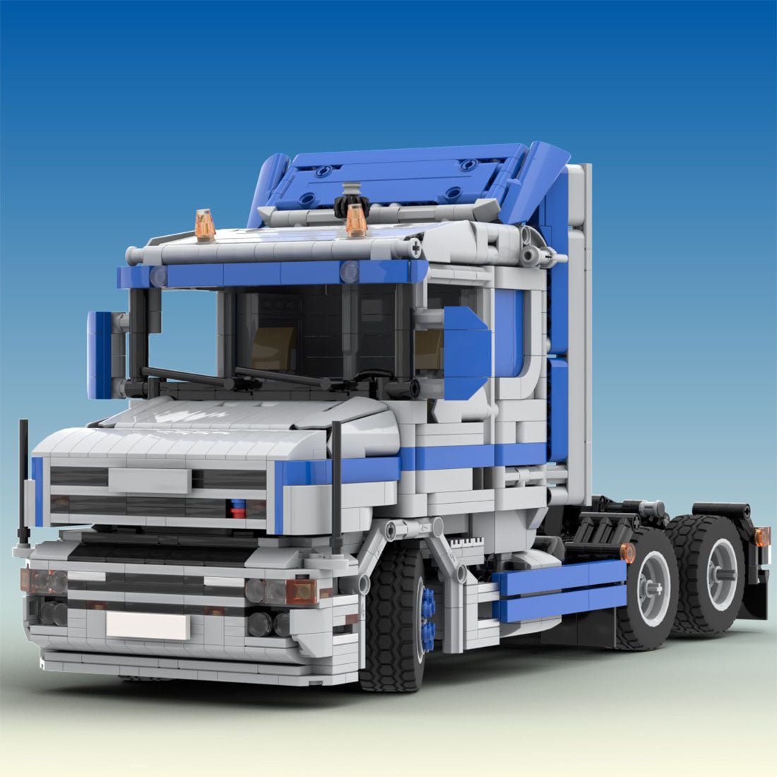 MOC - 131531 Scania T144 6x2 tractor Klemmbausteine - LesDiy - Klemmbausteine