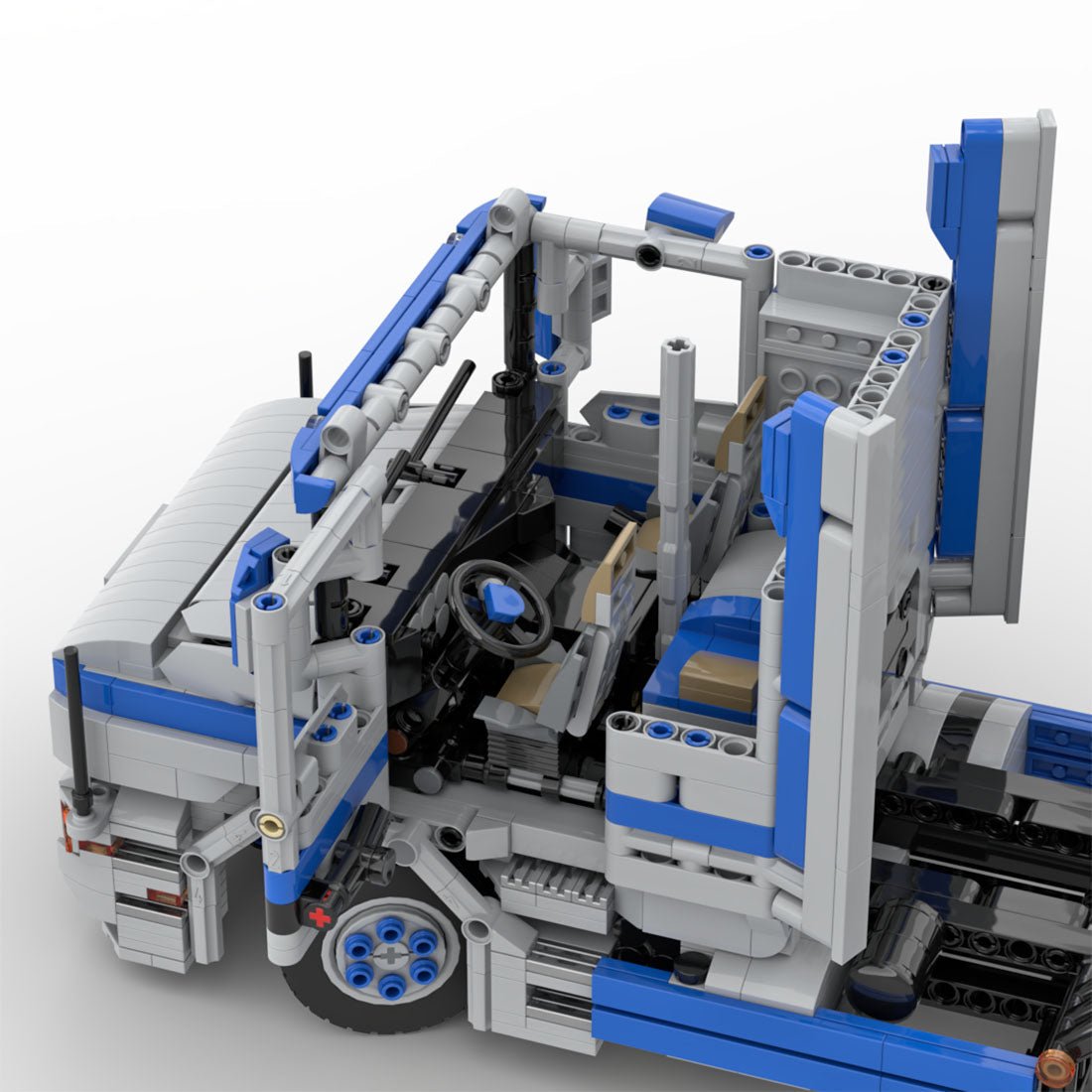 MOC - 131531 Scania T144 6x2 tractor Klemmbausteine - LesDiy - Klemmbausteine