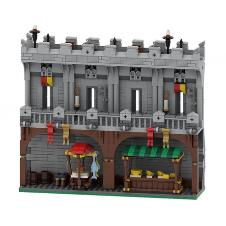 MOC - 131582 Rote Schlossfront Klemmbausteine - LesDiy - Klemmbausteine