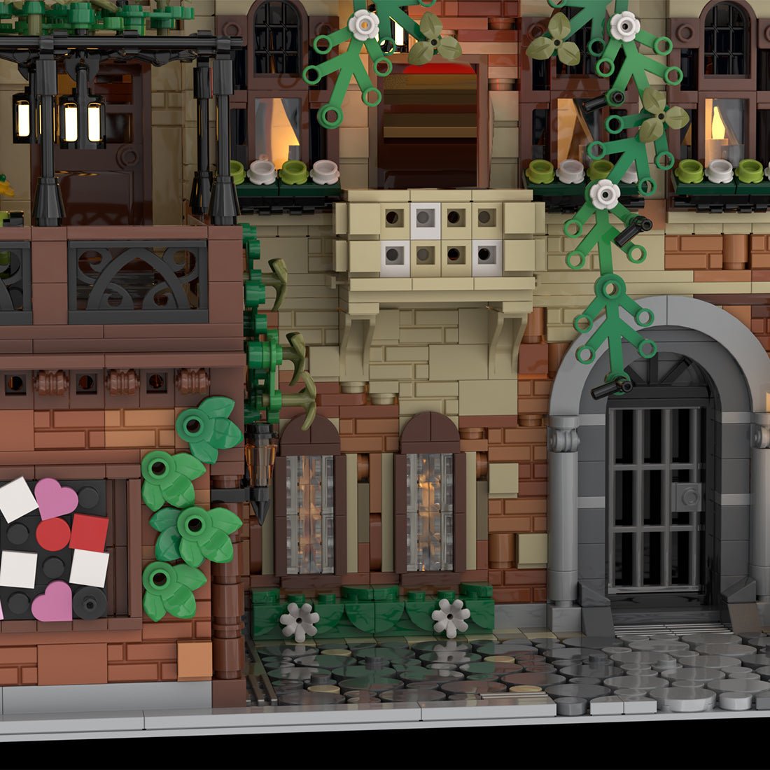 MOC - 131698 Balkon der europäischen Stadt Julia - LesDiy - Klemmbausteine