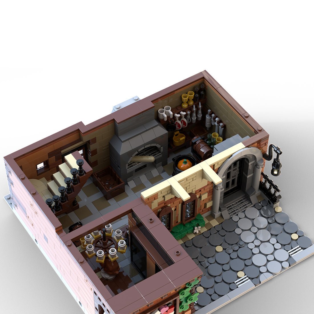 MOC - 131698 Balkon der europäischen Stadt Julia - LesDiy - Klemmbausteine