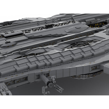 MOC - 131785 Wraith - HiveShip Spaceship Klemmbausteine - LesDiy - Klemmbausteine