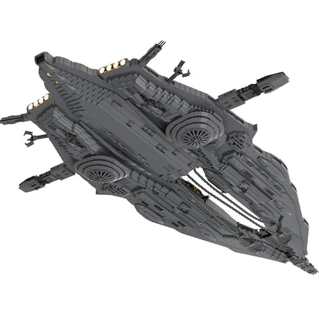 MOC - 131785 Wraith - HiveShip Spaceship Klemmbausteine - LesDiy - Klemmbausteine