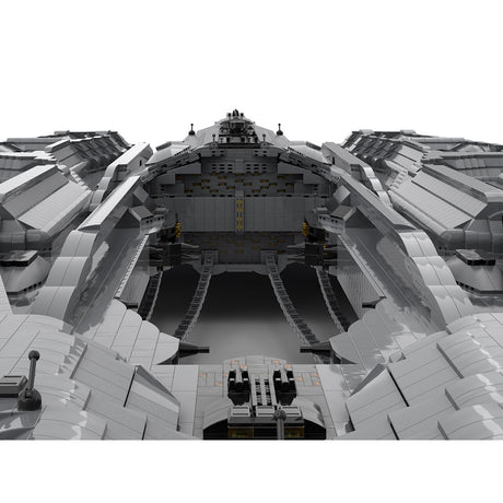 MOC - 131785 Wraith - HiveShip Spaceship Klemmbausteine - LesDiy - Klemmbausteine