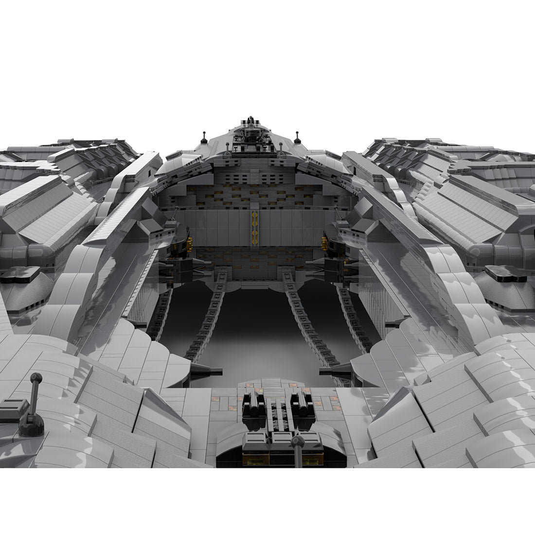 MOC - 131785 Wraith - HiveShip Spaceship Klemmbausteine - LesDiy - Klemmbausteine