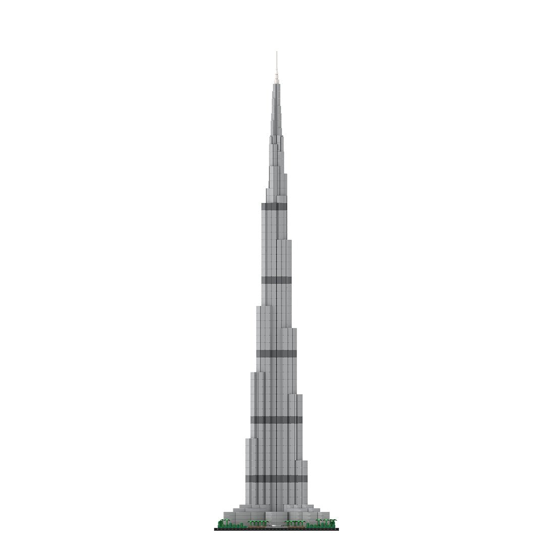 MOC - 131908 Burj Khalifa 1:800 Scale Architecture Skyscraper Klemmbausteine - LesDiy - Klemmbausteine