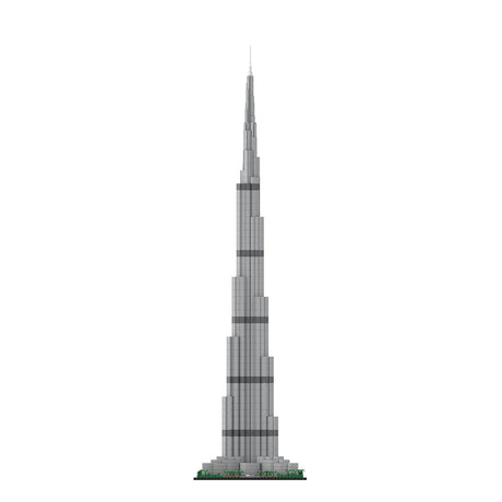 MOC - 131908 Burj Khalifa 1:800 Scale Architecture Skyscraper Klemmbausteine - LesDiy - Klemmbausteine
