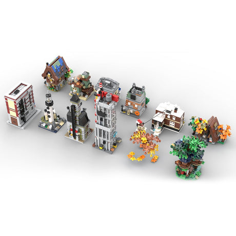 MOC - 133232 Mini Modulars - The "Others" Collection Klemmbausteine - LesDiy - Klemmbausteine