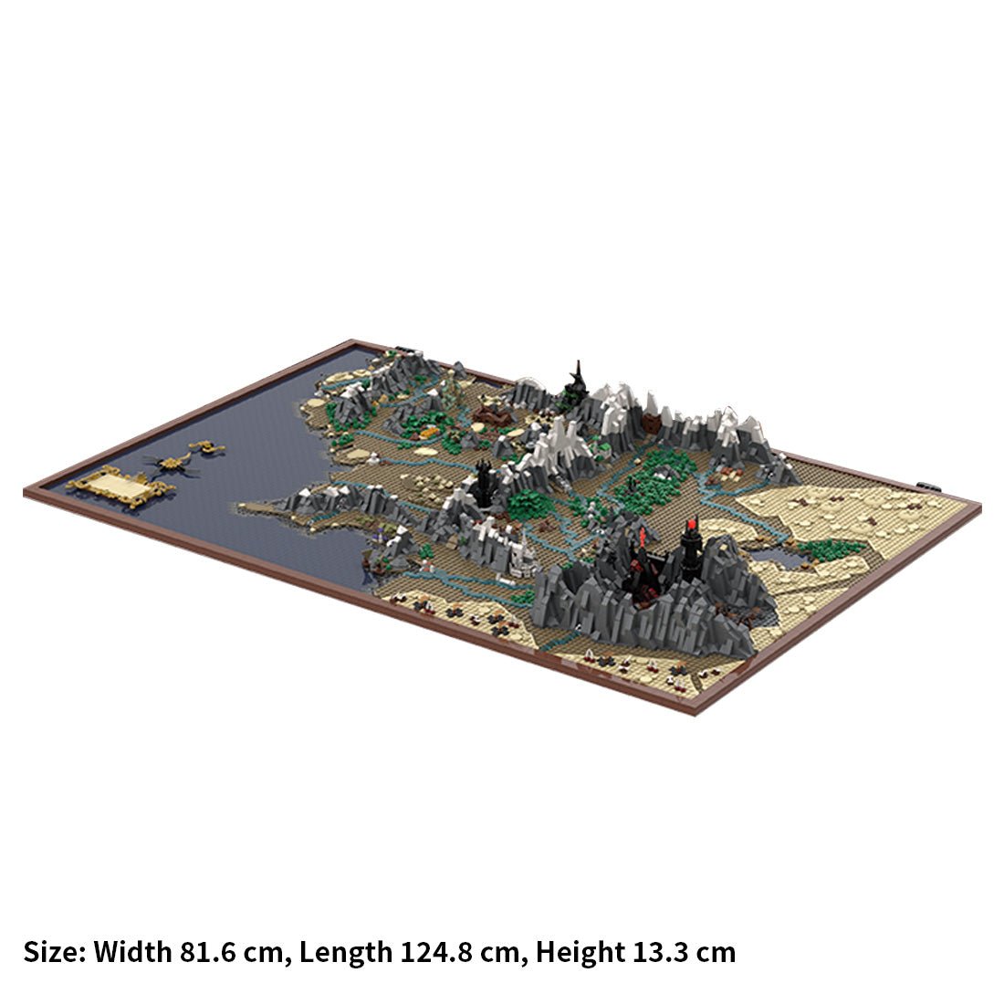 MOC - 133505 UCS Middle Earth Map Klemmbausteine - LesDiy - Klemmbausteine