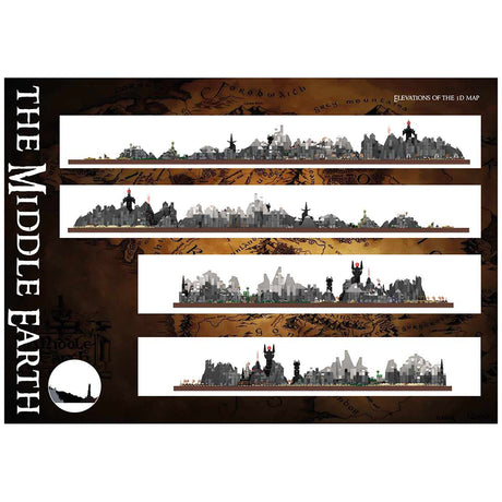 MOC - 133505 UCS Middle Earth Map Klemmbausteine - LesDiy - Klemmbausteine