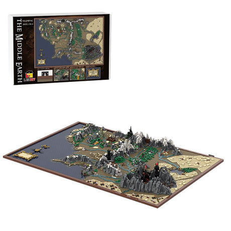 MOC - 133505 UCS Middle Earth Map Klemmbausteine - LesDiy - Klemmbausteine
