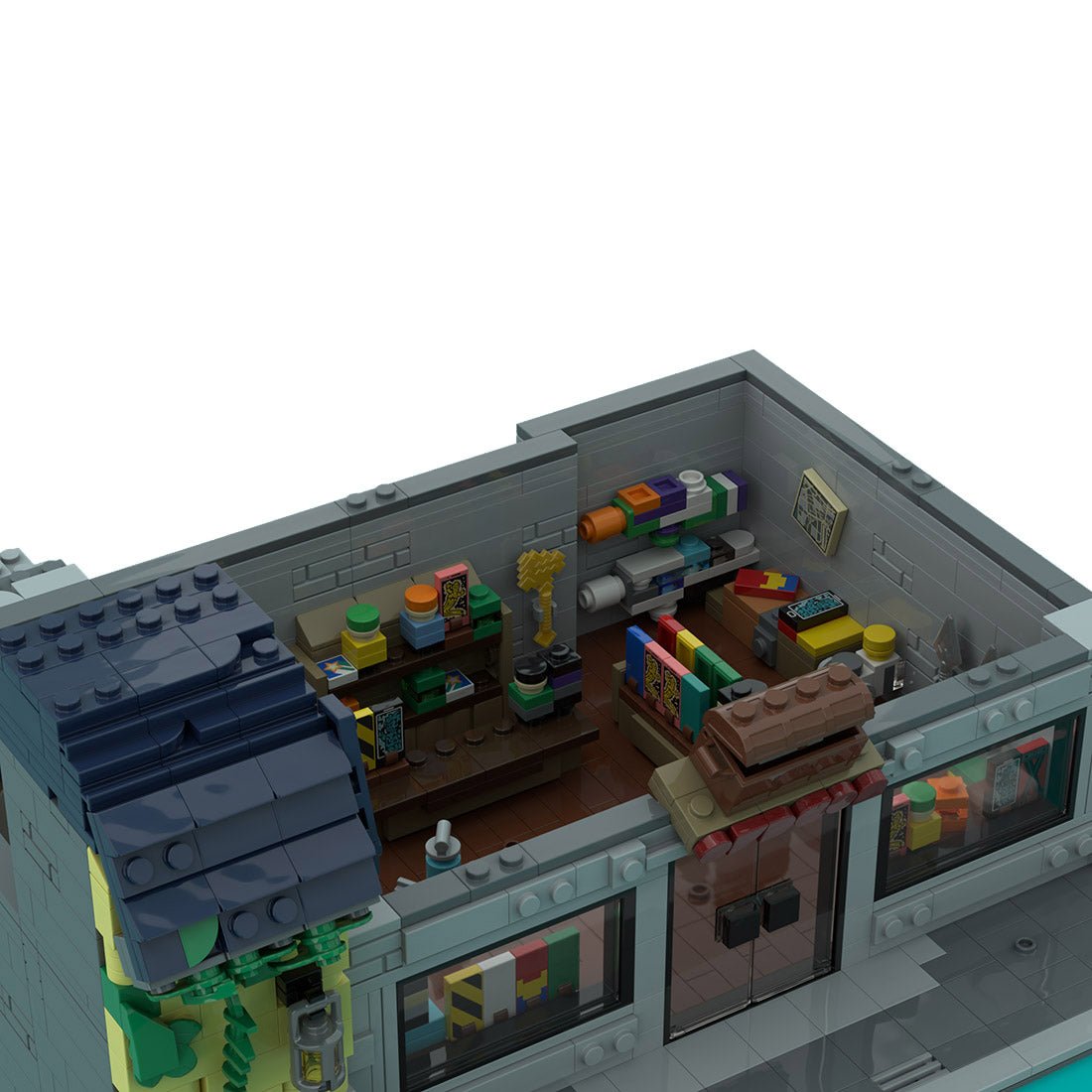 MOC - 133953 VALORANT Pearl Comic Shop Klemmbausteine - LesDiy - Klemmbausteine