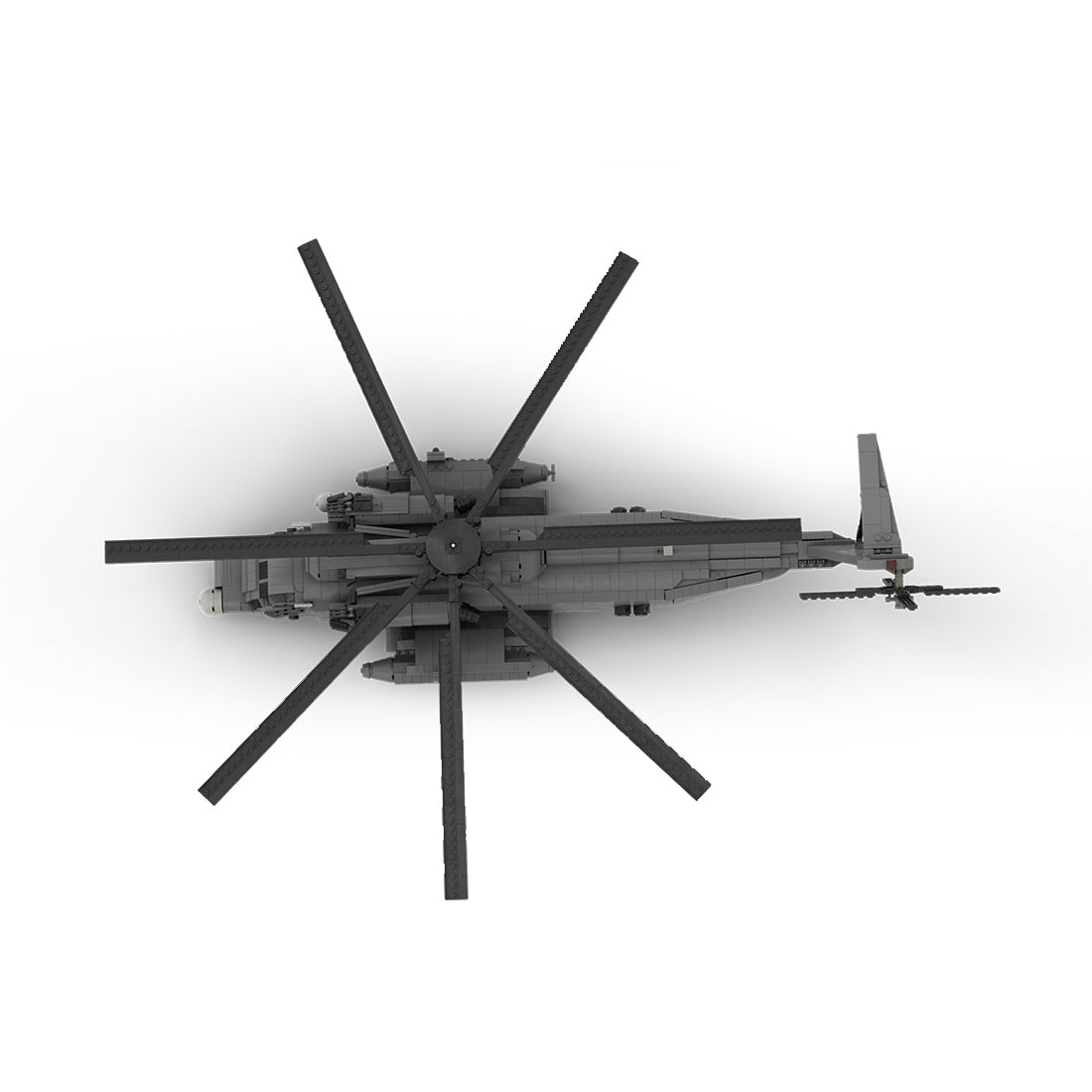 MOC - 134252 Sikorsky MH - 53 Pave Low | 1/35 Scale Klemmbausteine - LesDiy - Klemmbausteine