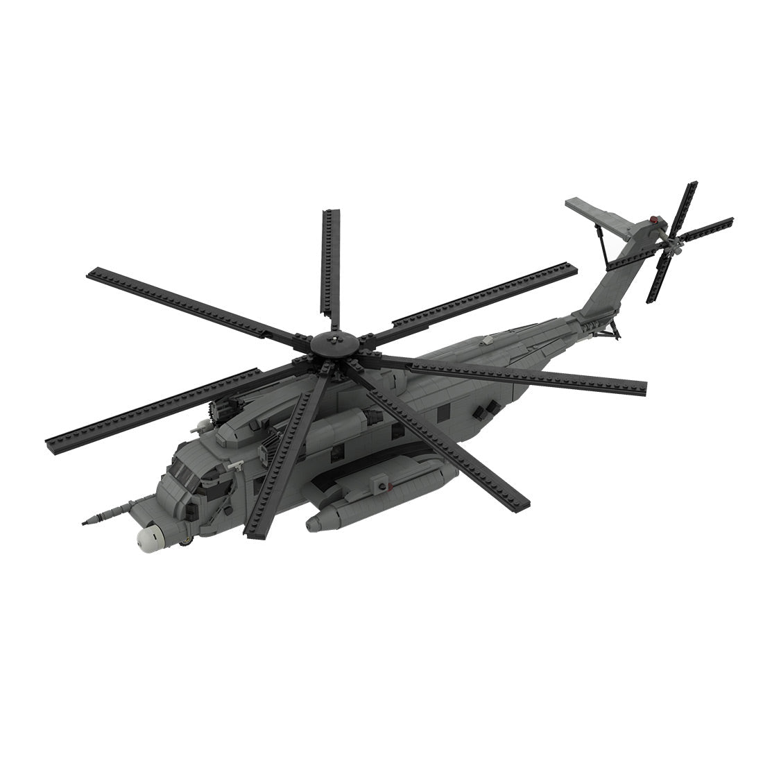 MOC - 134252 Sikorsky MH - 53 Pave Low | 1/35 Scale Klemmbausteine - LesDiy - Klemmbausteine