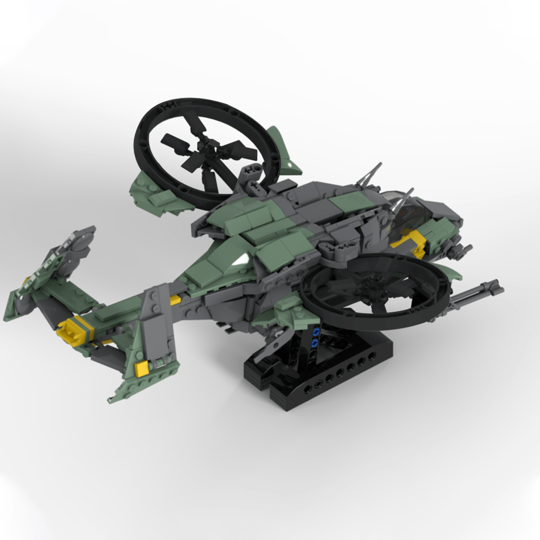 MOC - 134407 Avatar 2 Kestrel Gunship Klemmbausteine - LesDiy - Klemmbausteine