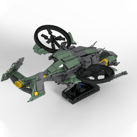 MOC - 134407 Avatar 2 Kestrel Gunship Klemmbausteine - LesDiy - Klemmbausteine