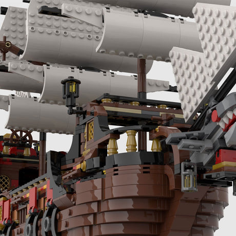 MOC - 134441 Pirates Battleship Klemmbausteine - LesDiy - Klemmbausteine