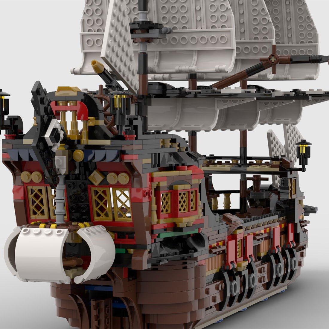 MOC - 134441 Pirates Battleship Klemmbausteine - LesDiy - Klemmbausteine
