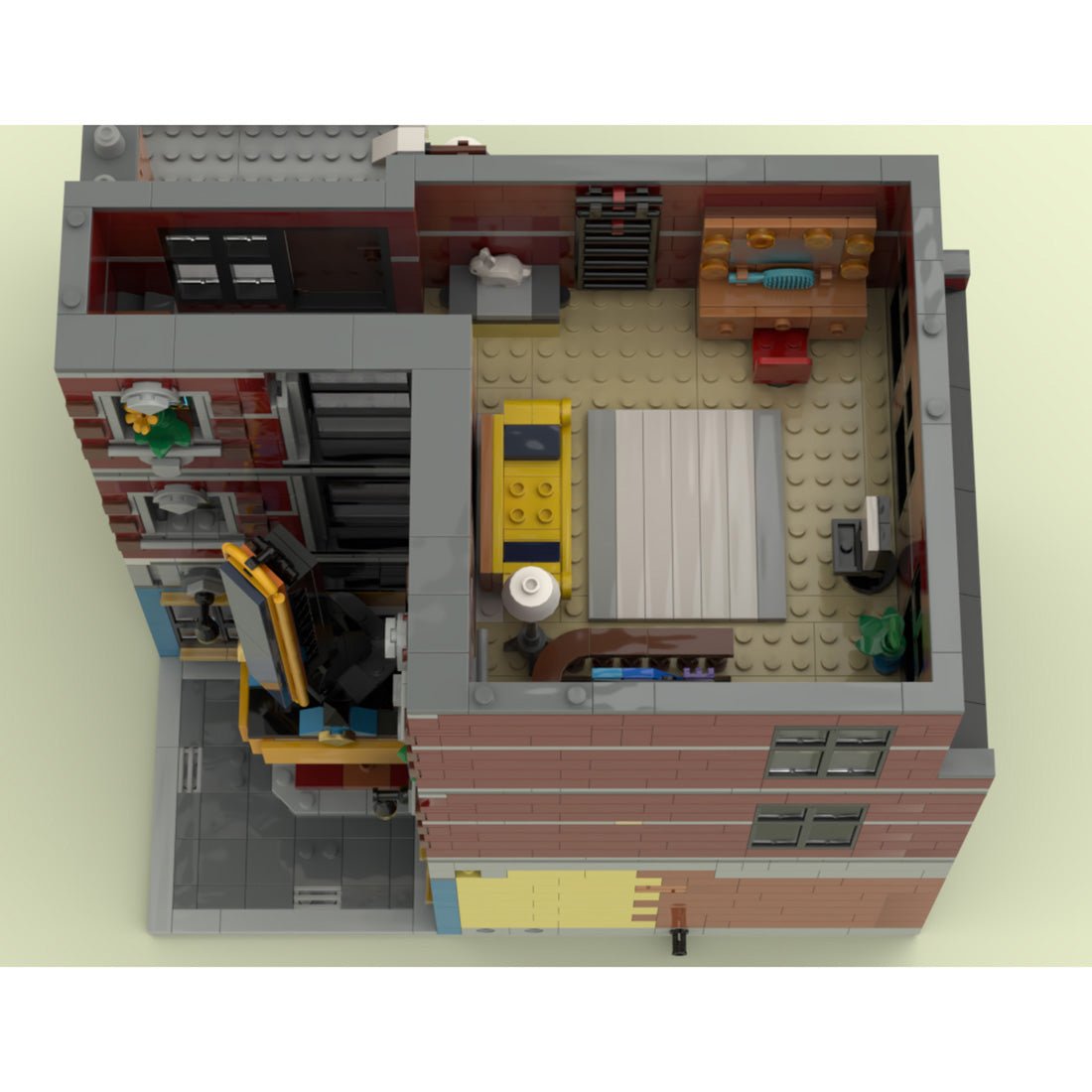 MOC - 135741 Inverted Jazz Club Klemmbausteine - LesDiy - Klemmbausteine