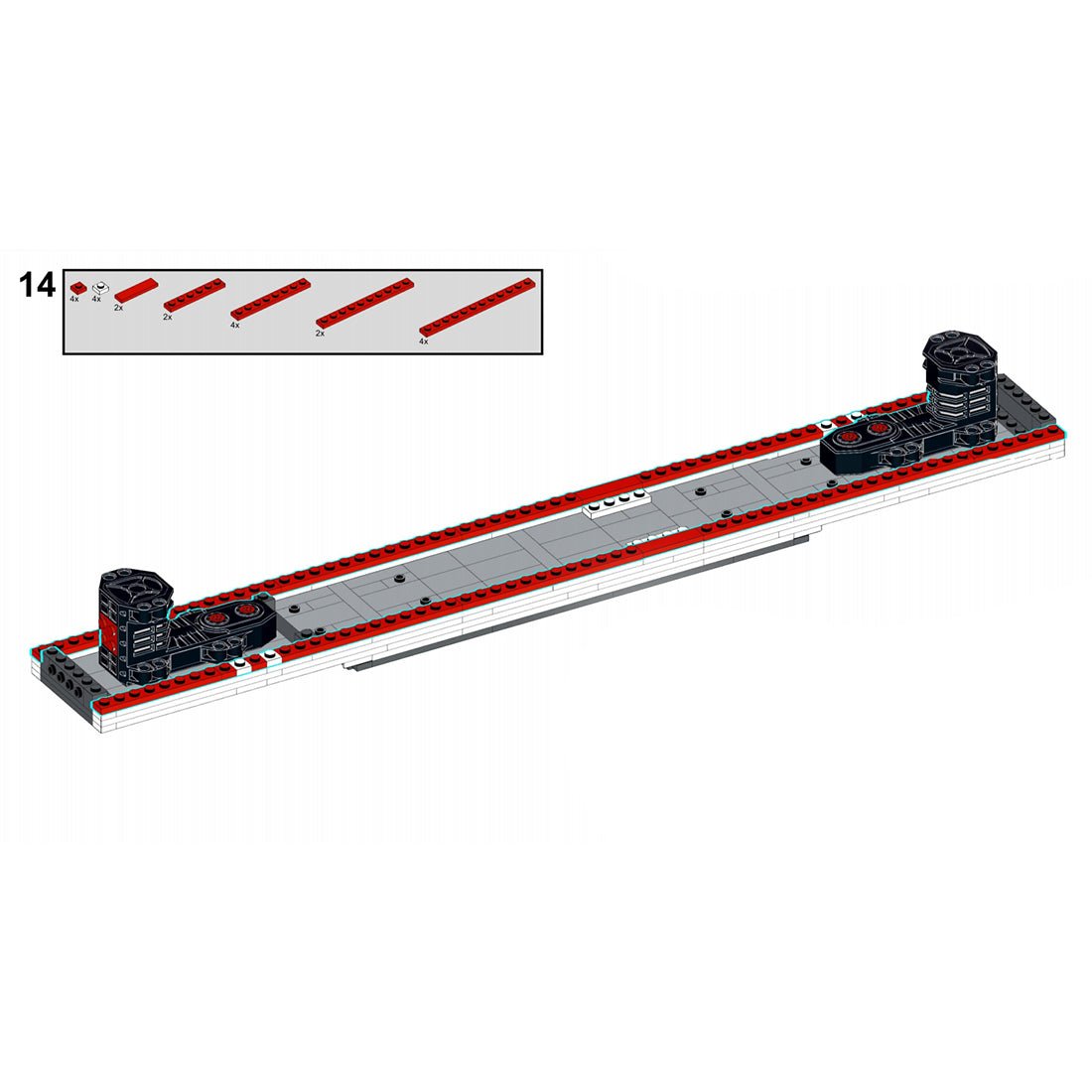 MOC - 136042 DB BR 406 "ICE 3 Bordrestaurant" Klemmbausteine - LesDiy - Klemmbausteine