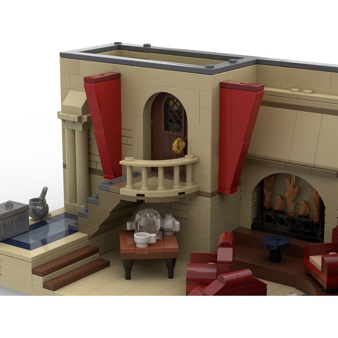 MOC - 136377 Magical Divination Classroom Klemmbausteine - LesDiy - Klemmbausteine