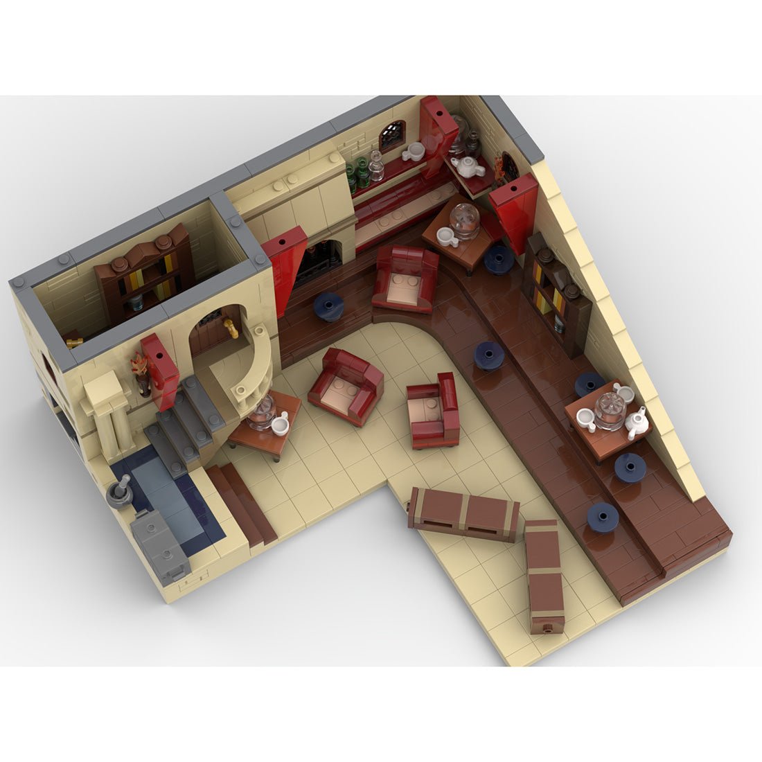 MOC - 136377 Magical Divination Classroom Klemmbausteine - LesDiy - Klemmbausteine