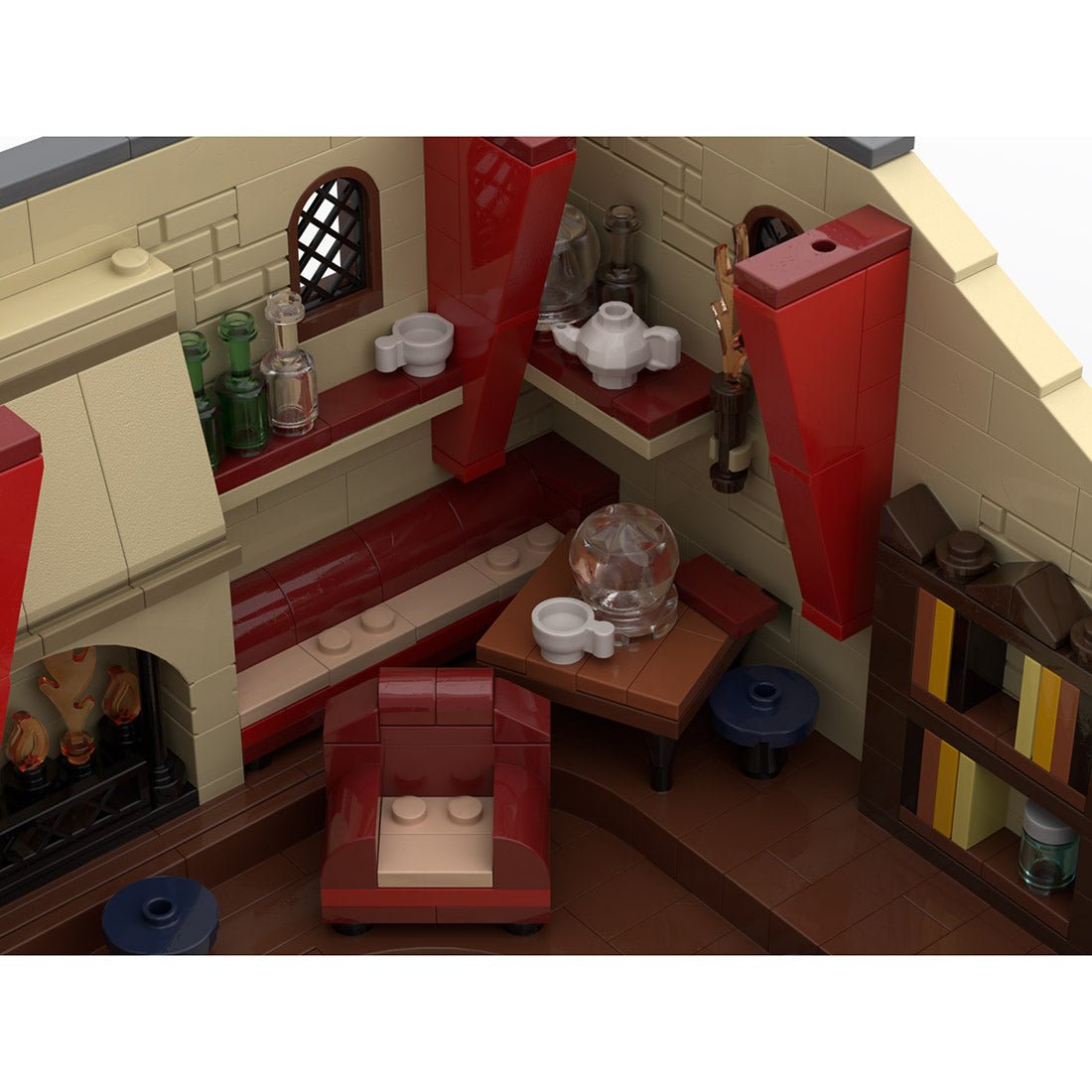 MOC - 136377 Magical Divination Classroom Klemmbausteine - LesDiy - Klemmbausteine