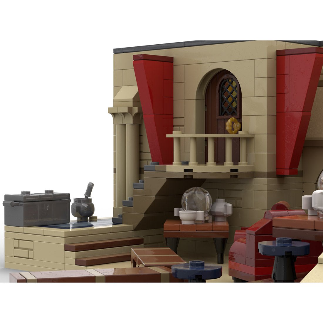 MOC - 136377 Magical Divination Classroom Klemmbausteine - LesDiy - Klemmbausteine