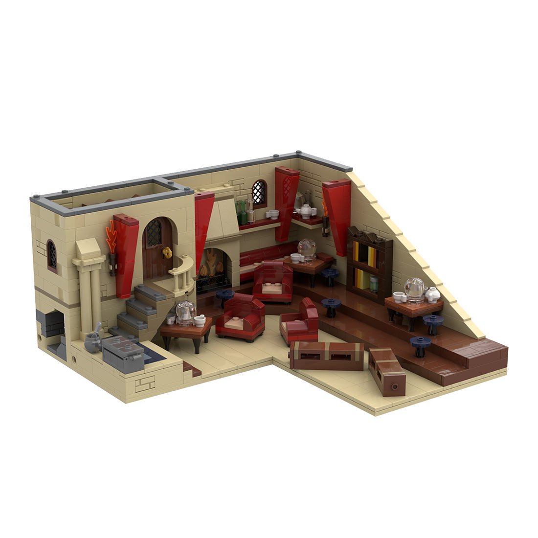 MOC - 136377 Magical Divination Classroom Klemmbausteine - LesDiy - Klemmbausteine