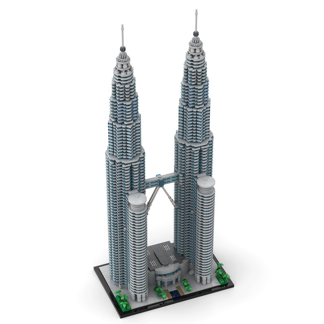 MOC - 136651 Petronas Towers im Maßstab 1:800 Klemmbausteine - LesDiy - Klemmbausteine